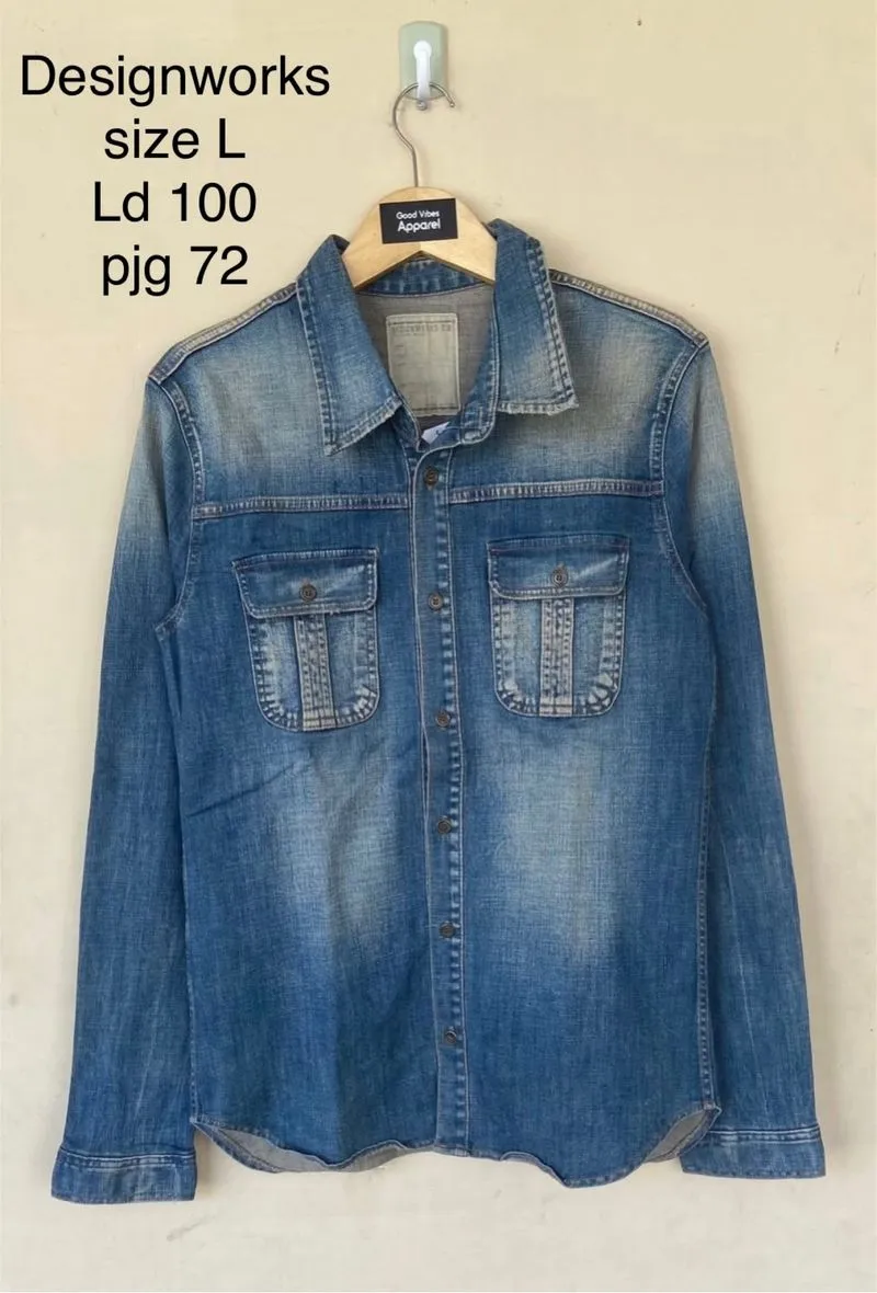 Kemeja Denim Designworks photo 1