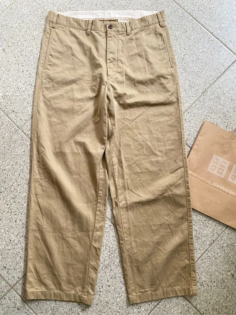 chinos uniqlo baggy  photo 1