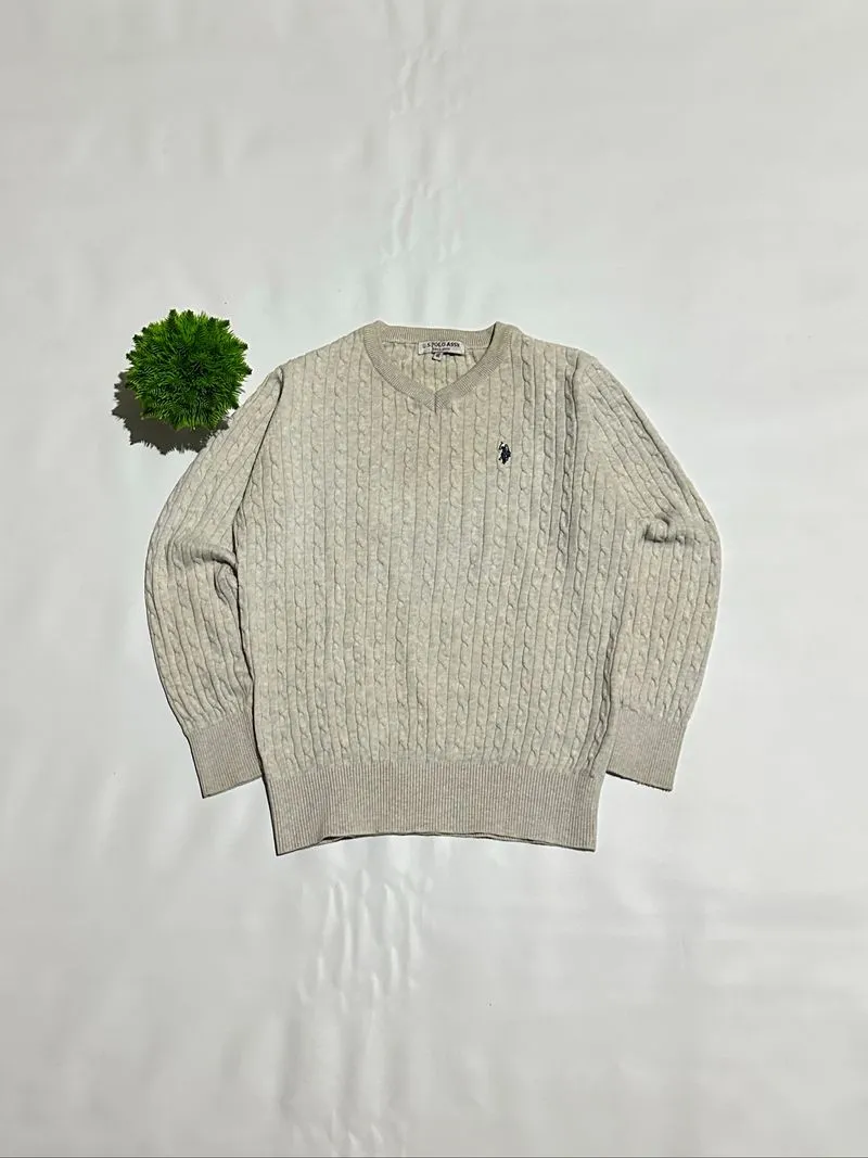 Us Polo Assn Knitwear Cable photo 1