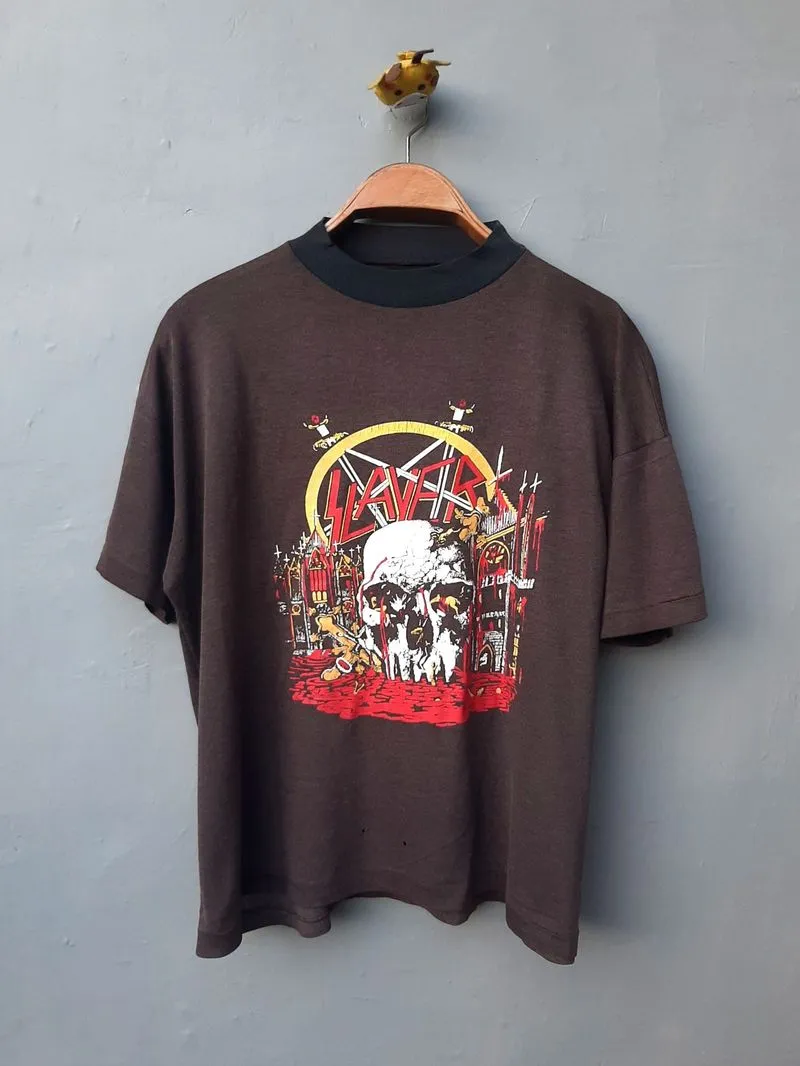 Vintage slayer band tee photo 1