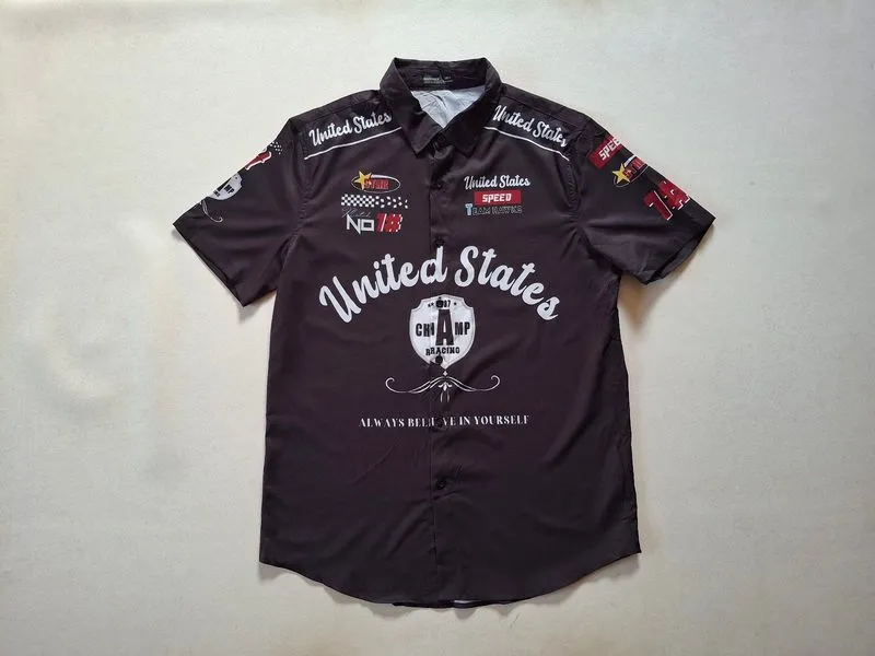 KEMEJA UNITED STATES RACING ORIGINAL 100% photo 1