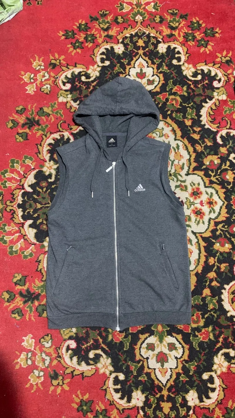 Adidas Sportswear Vest Pria gray photo 1