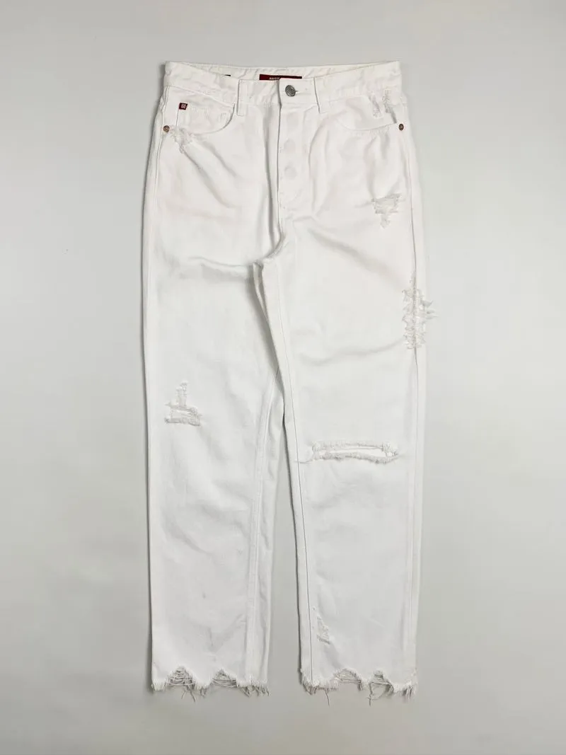 Y2k Miss Sixty White Jeans Distressed 00s photo 1