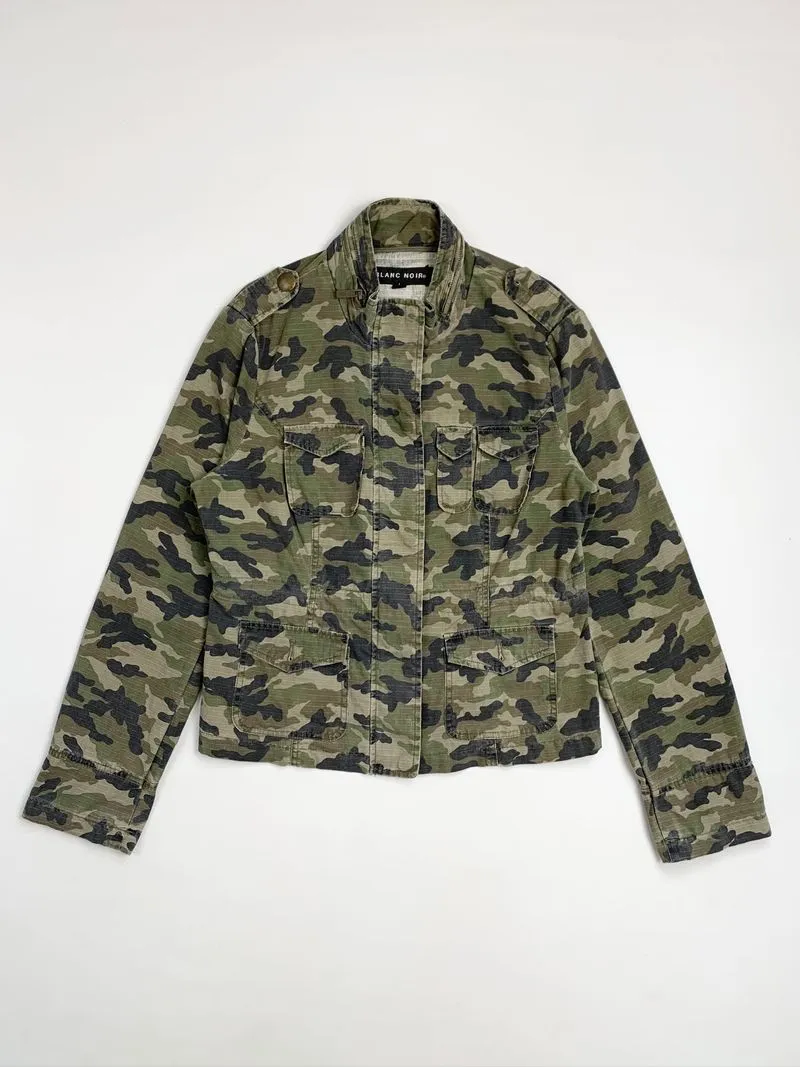 Y2k Blanc Nour Jacket Army Tactical photo 1