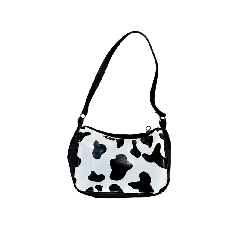 cow milk pattern shoulder bag  photo 1