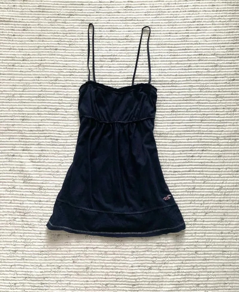 Hollister Navy Babydoll Tank  photo 1