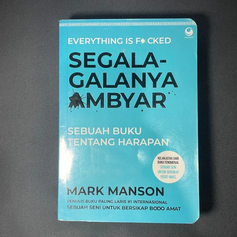 Everythig is f*cked Mark Manson photo 1