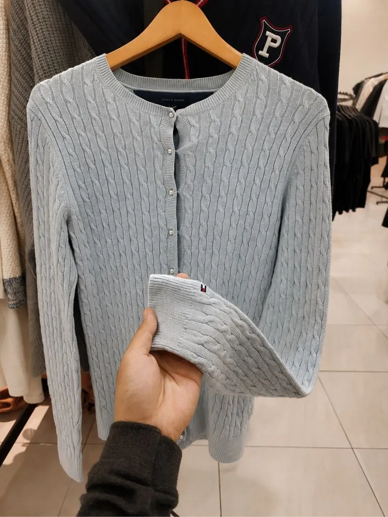 cable knit cardi Tommy Hilfiger photo 1