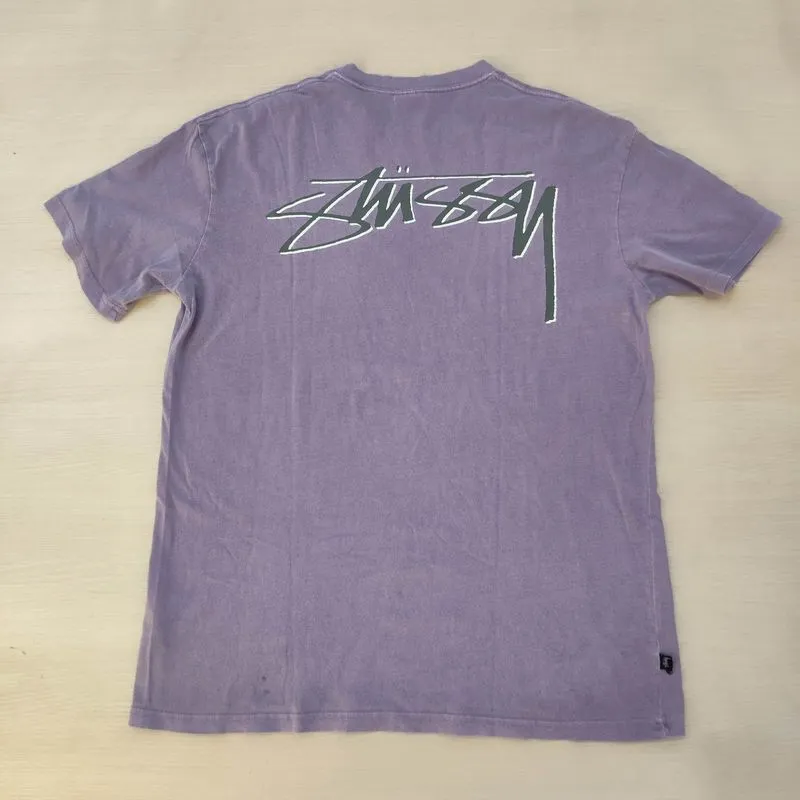 Stussy basic pigment dyed tee-grape photo 1