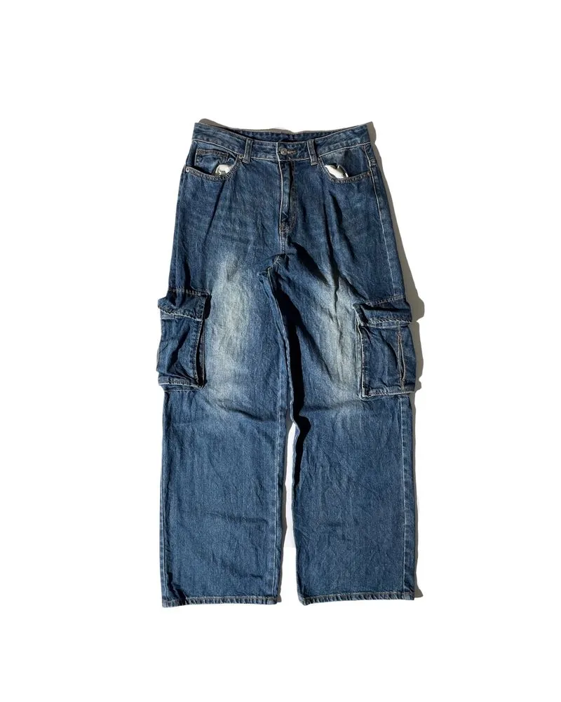 BASIC 1980 Denim Cargo Pants photo 1