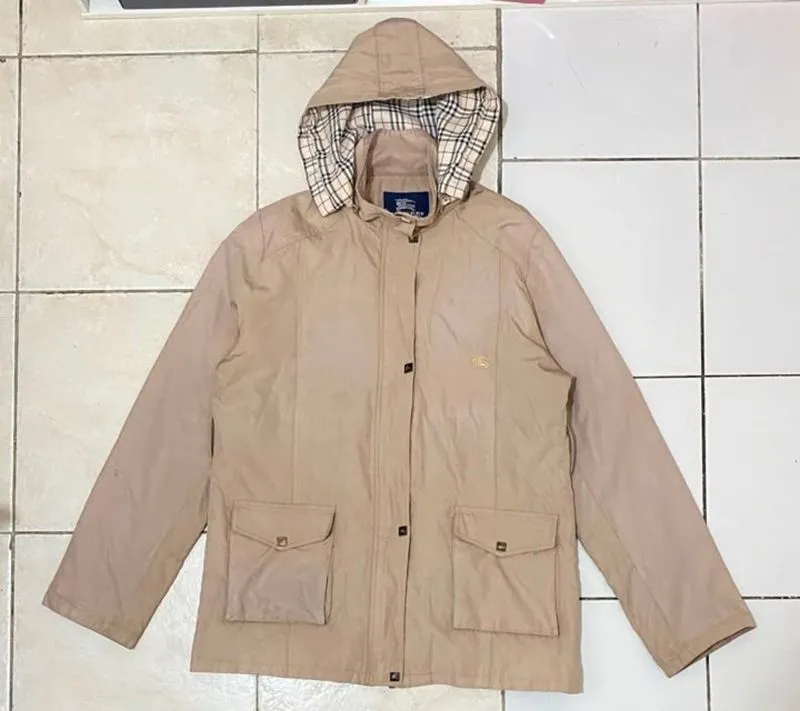 Burberry vintage hooded parka jacket photo 1