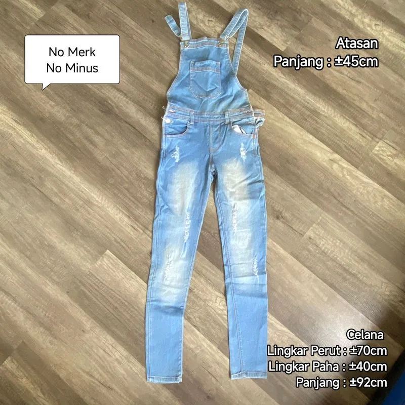 Preloved (Personal Used) Dungarees Denim Wanita / Monyetan photo 1