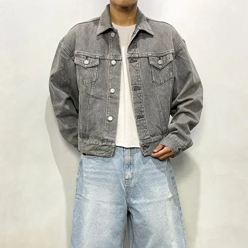 Goocy Jacket jeans grey, Boxy fitt photo 1