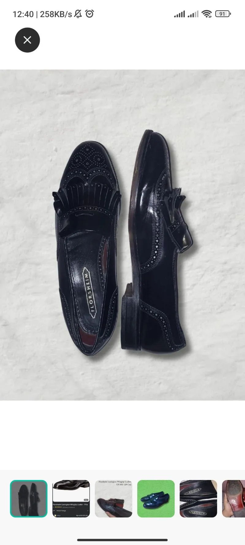 Florsheim Lexington Wingtip Loafers photo 1