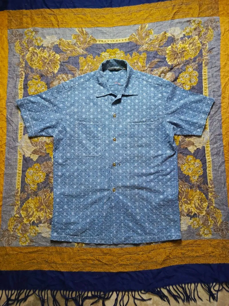 Kemeja open colar tetoron japan photo 1