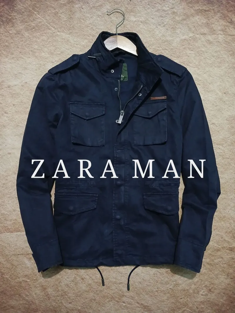 Zara man jacket field photo 1