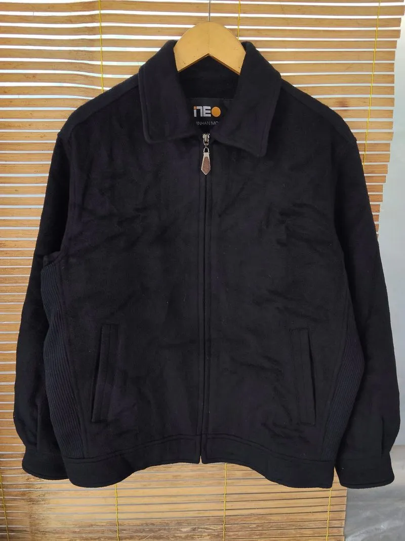 Casual wool jaket kerah photo 1