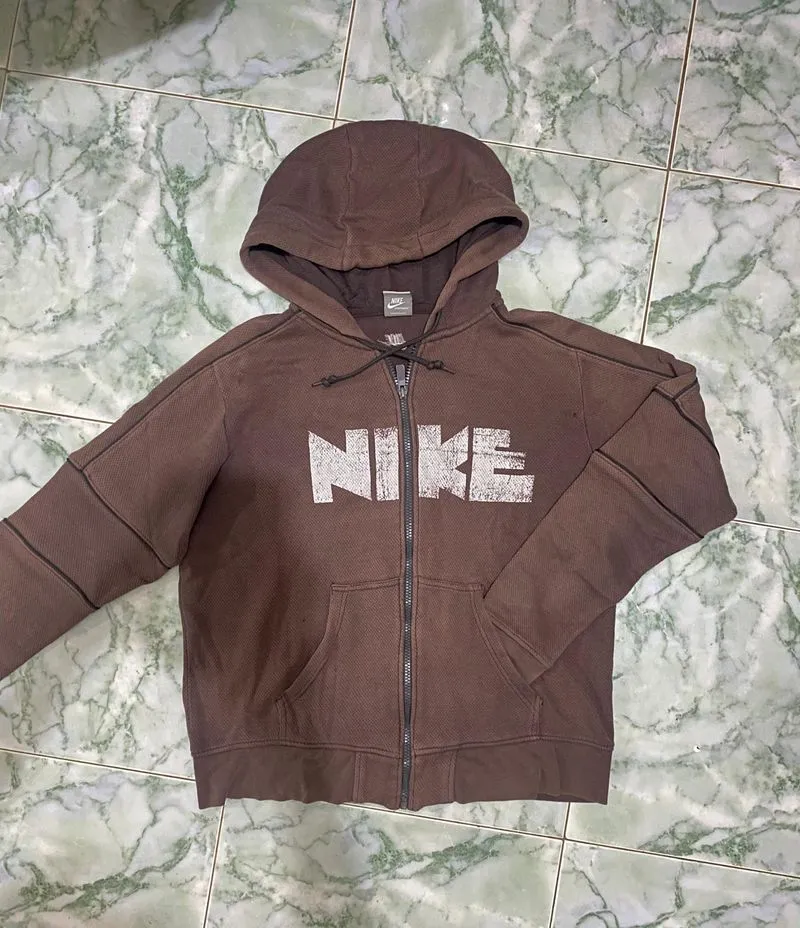 Nike Vintage Streetwear Hoody Pria brown photo 1