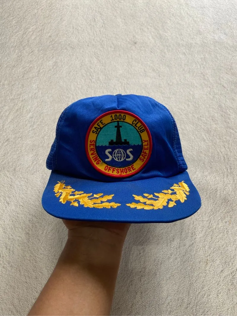 Vtg truckerhat sos photo 1