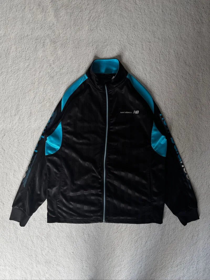 Tracktop New Balance Vintage Spellout Black photo 1