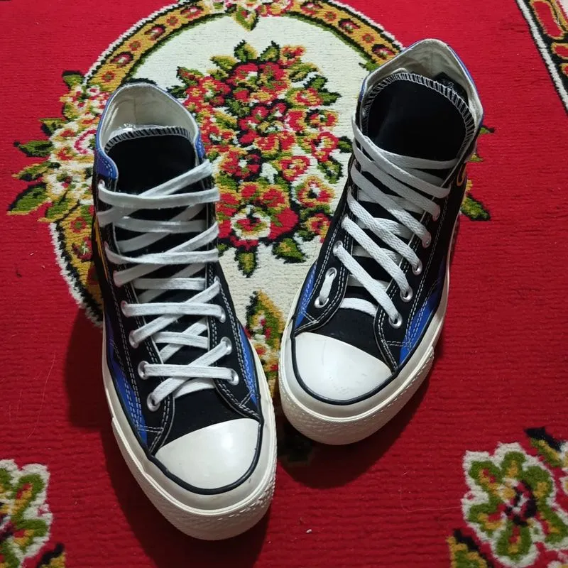 SALE!!! 41-42 CONVERSE CTAS 70s DC COMIC BATMAN VERY RARE photo 1