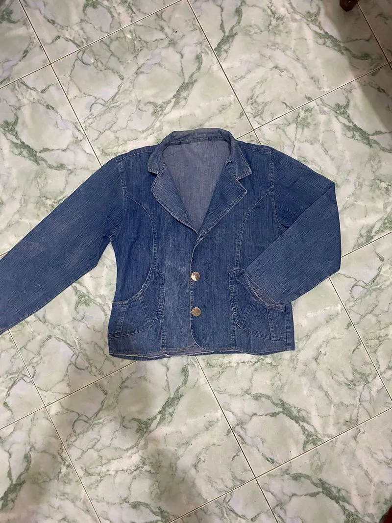 Vintage Denim jacket Wanita blue photo 1