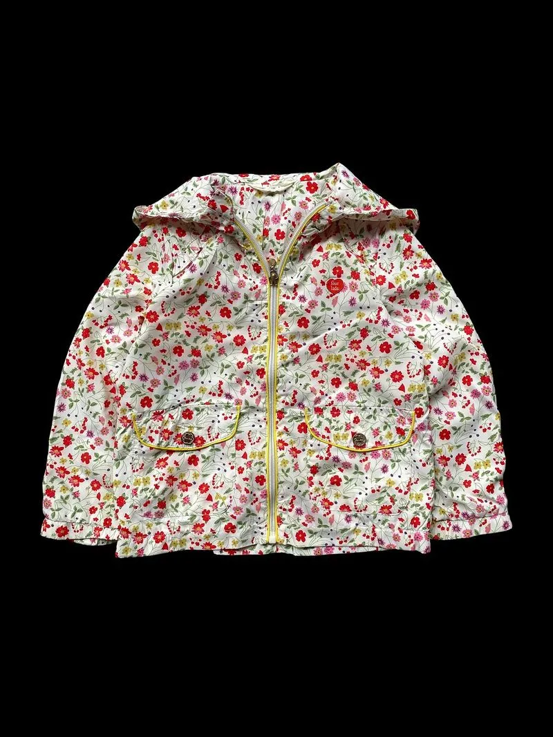 FOUR LADS KIDS FLOWER FULL PRINT WINDBREAKER JACKET | OUTERW photo 1