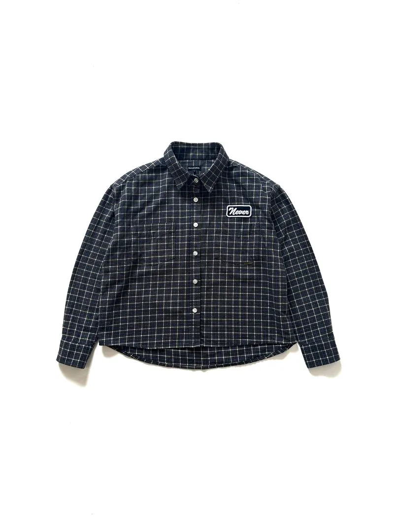 THISISNVRTHAT Never Flannel L/S Shirt - Black/Grey   photo 1