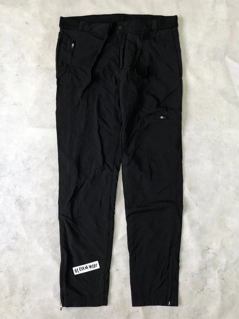 uniqlo black warm lined pants  photo 1