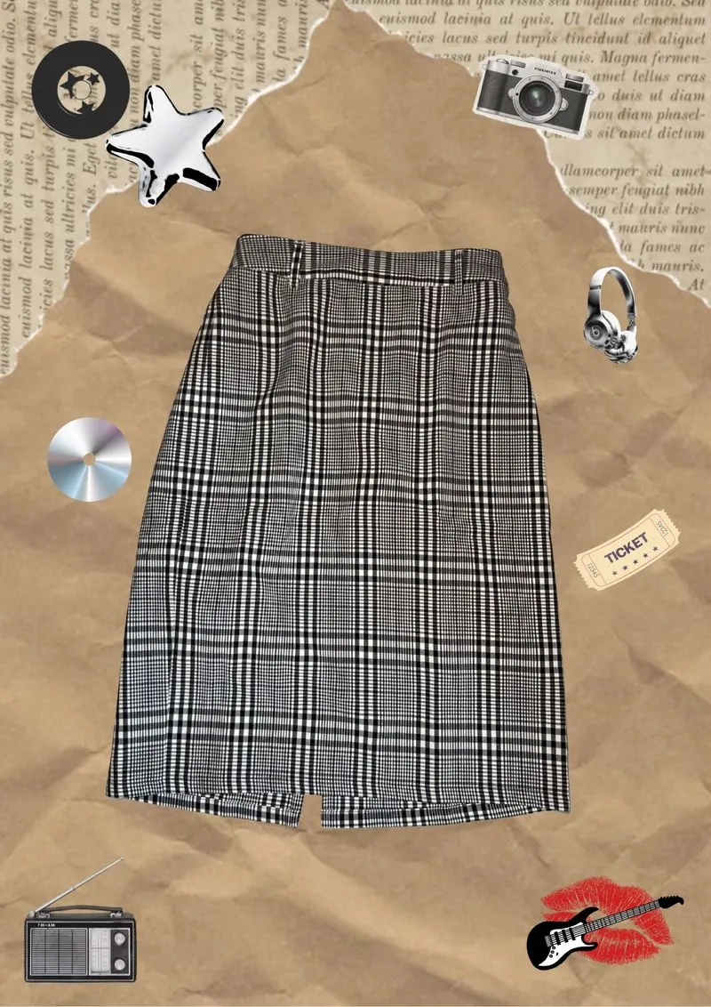 Plaid Short Skrit photo 1