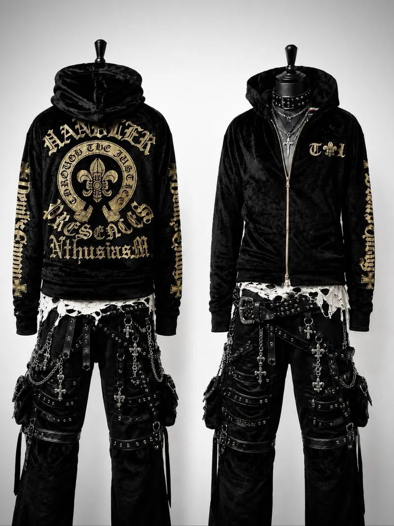 Jacket kmrii imo grunge y2k ifsixwasnine affliction tapout photo 1