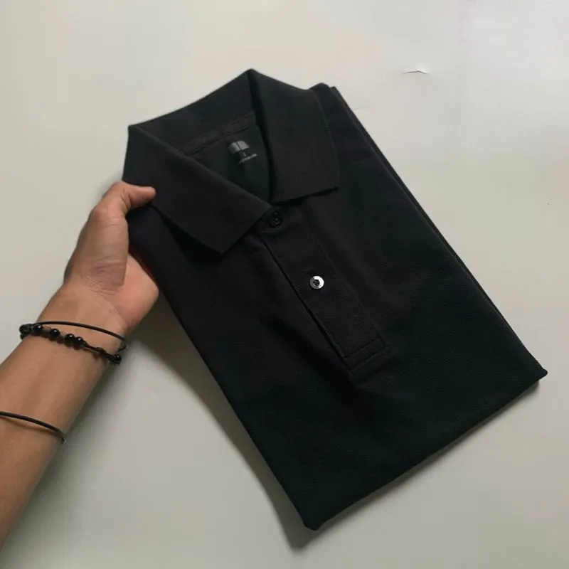 Polo shirts Uniqlo Black photo 1