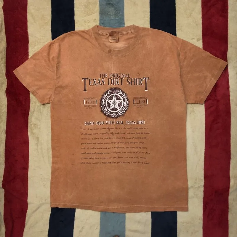 Vintage 00s The Original Texas Dirt Shirt T-Shirt photo 1