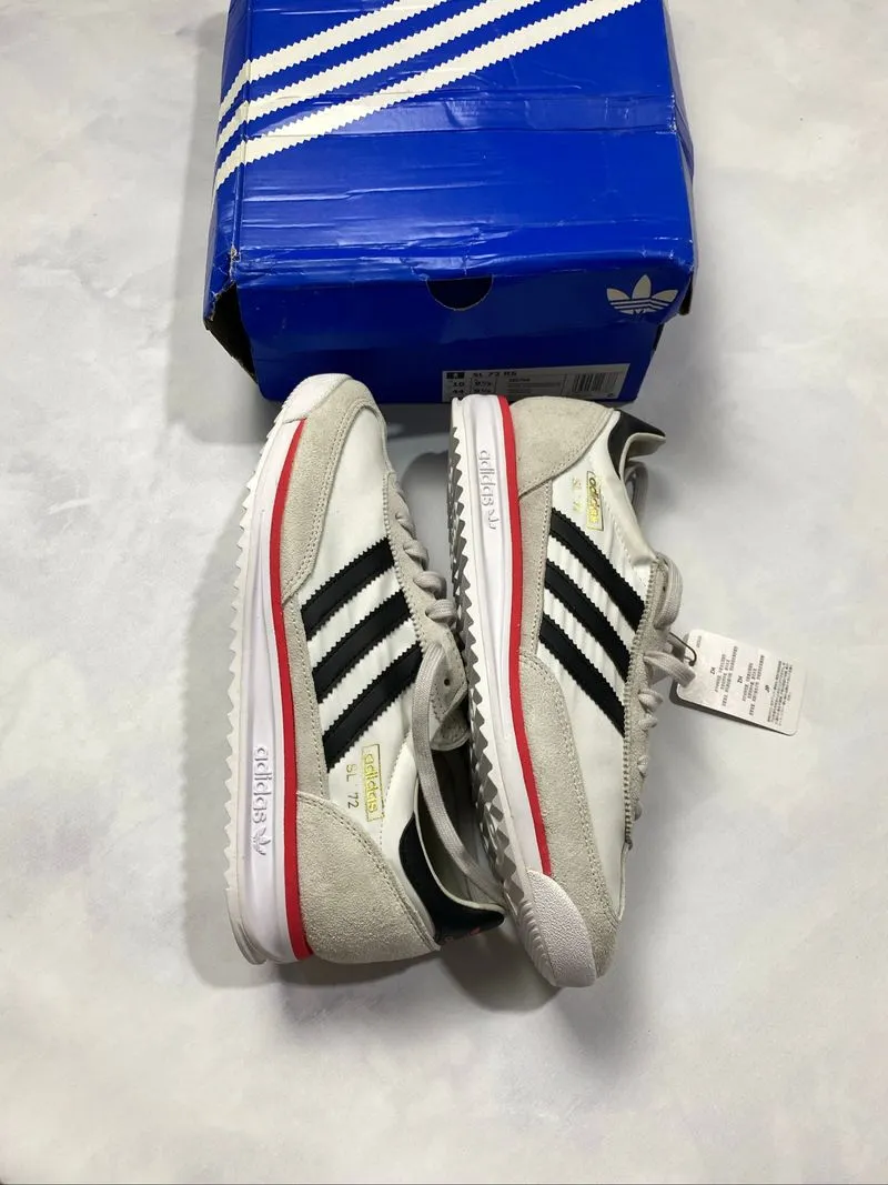 Sepatu Adidas SL 72 White Black photo 1