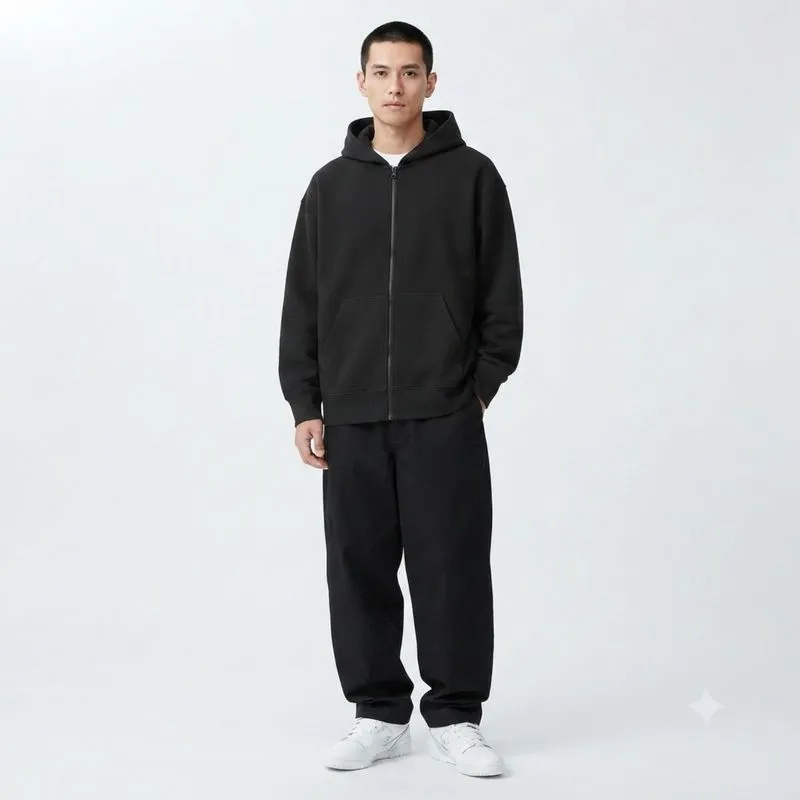 Uniqlo boxy zipper photo 1