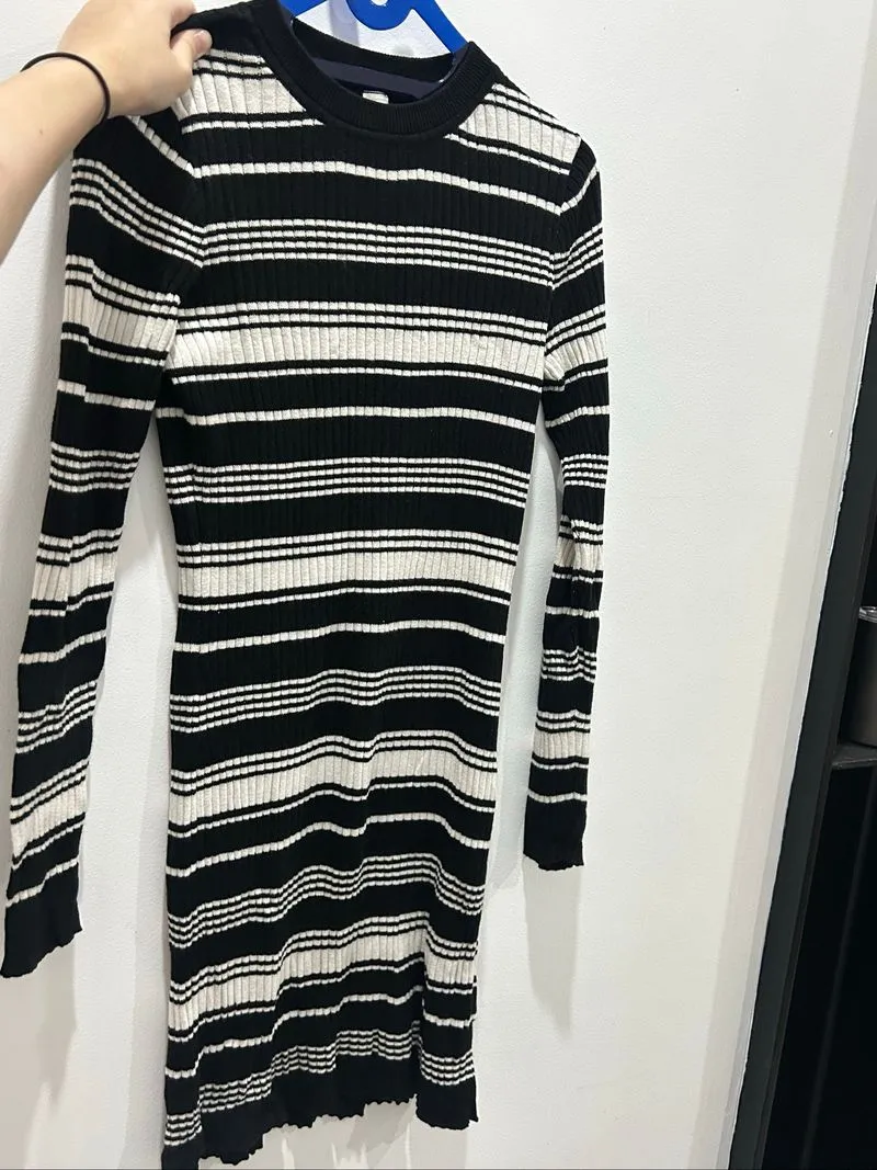 h&m stripes knit dress  photo 1