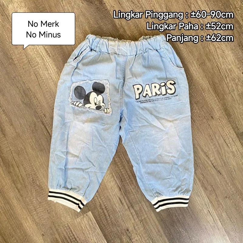 Preloved (Personal Used) Celana Mickey 3/4 Denim / Jeans photo 1
