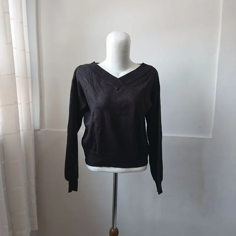 Casual Cardigan Wanita black photo 1