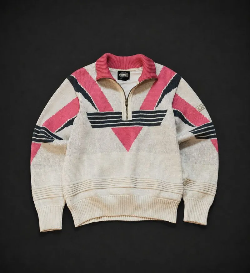 VINTAGE HALFZIP GOLDWIN photo 1
