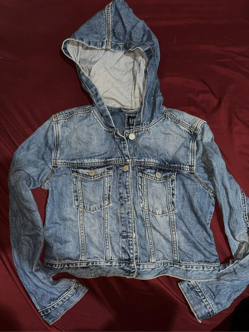 GAP Jaket Denim Crop photo 1