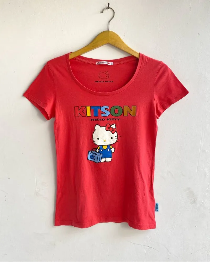 Uniqlo Hello Kitty Kitson Sanrio Baby Tee Womens Tshirts  photo 1