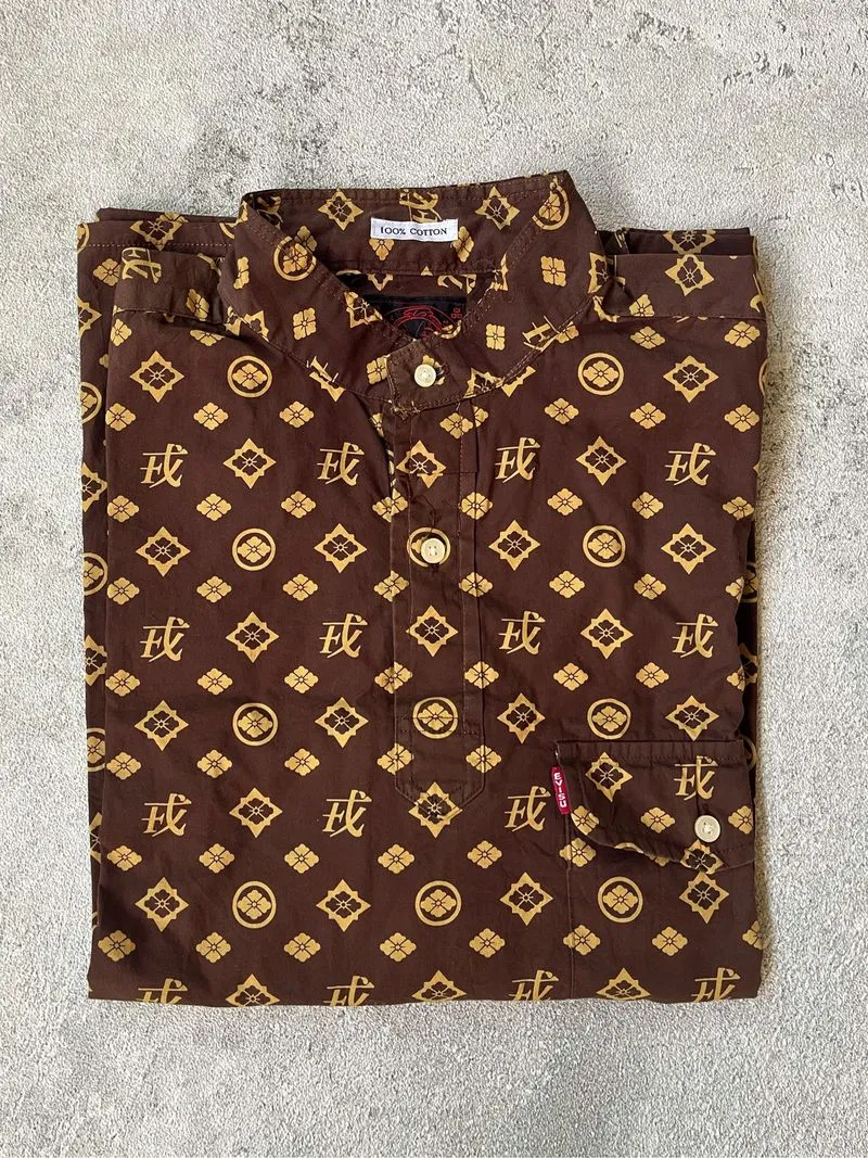 Vintage Evisu Short Sleeve Monogram Shirt photo 1