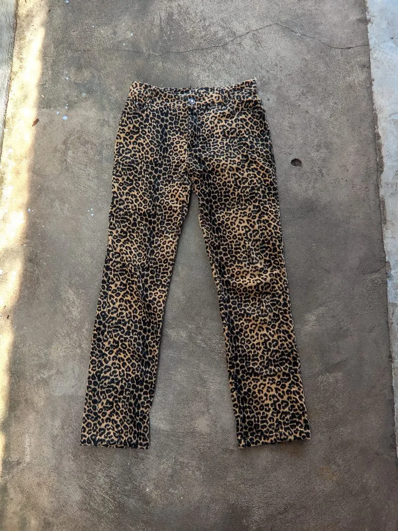 jeans leopard motif photo 1