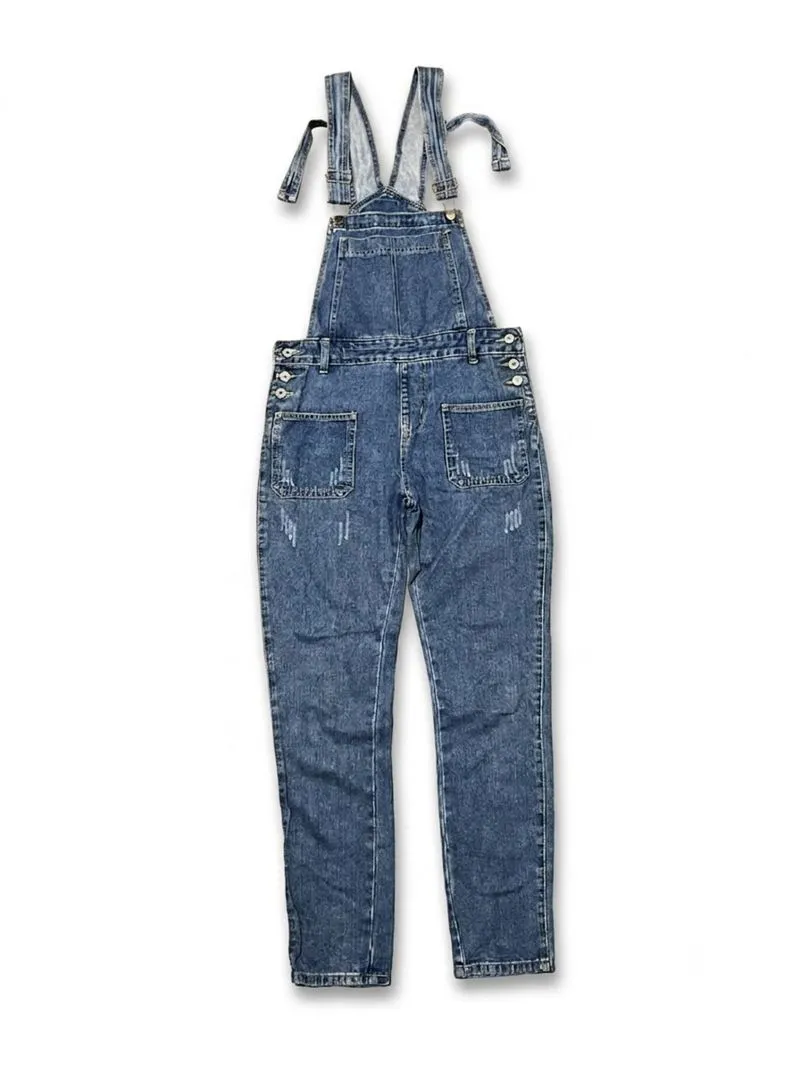 Unbrand Overall Jeans Denim - Celana Kodok Pria/Wanita photo 1