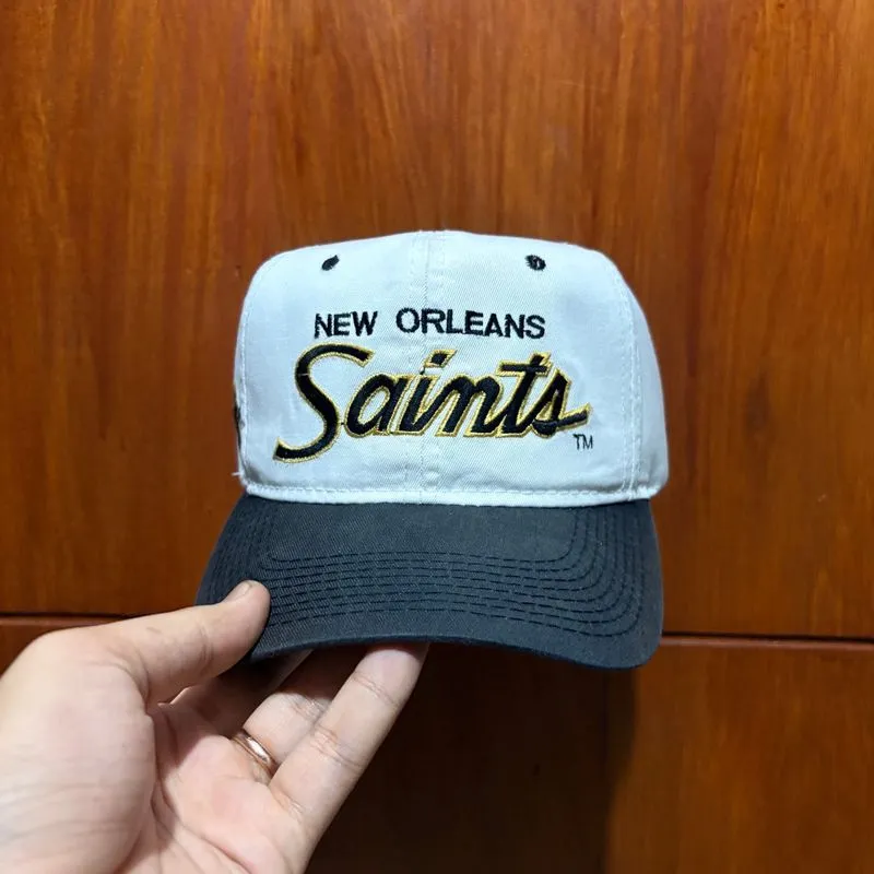 Topi vintage new orleans saints sport specialties the twill  photo 1