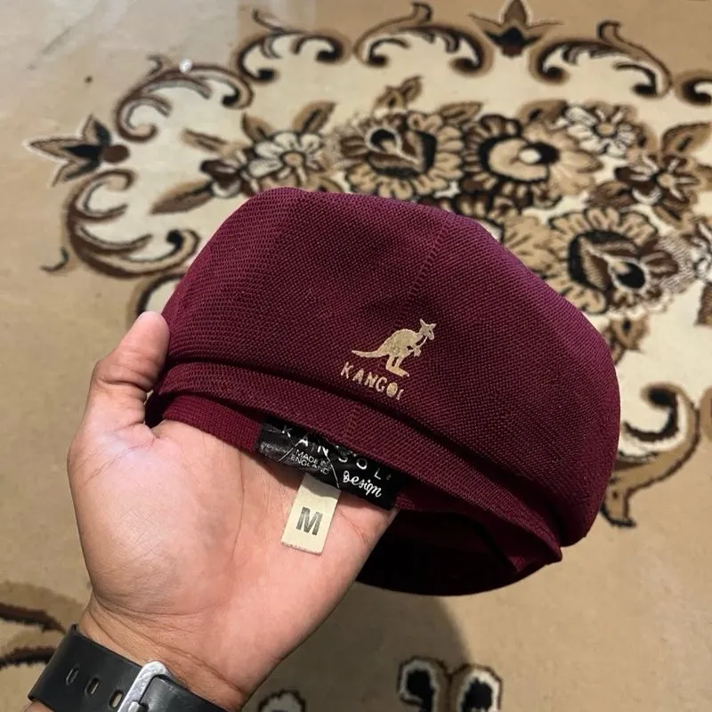 Kangol Burgundy Newsboy Hats England photo 1