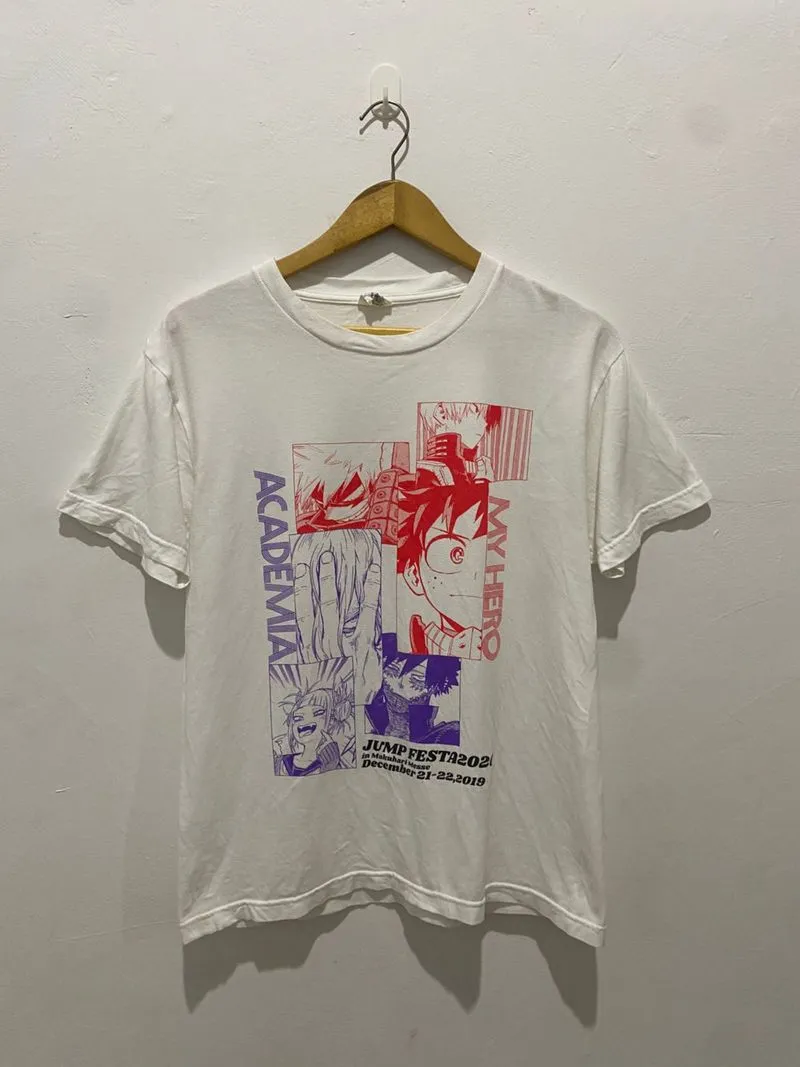 My hero academia t-shirts putih photo 1