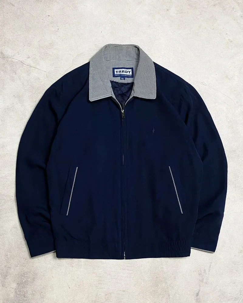 Trady Casual Jacket Vintage Harrington Work Bomber Y2k photo 1
