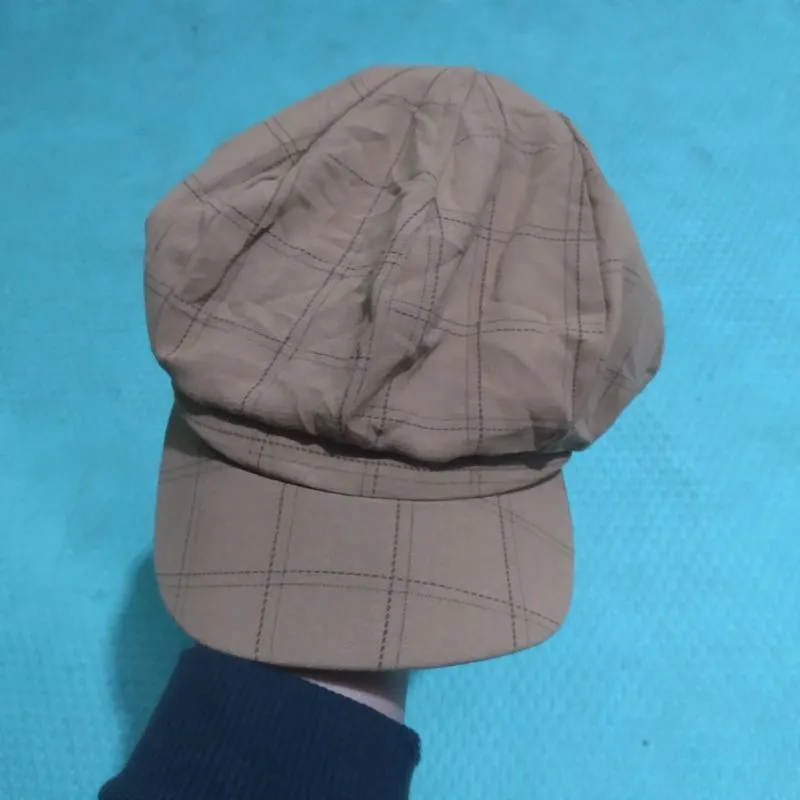 Topi Newsboy vintage feel co Topi flat cap  photo 1