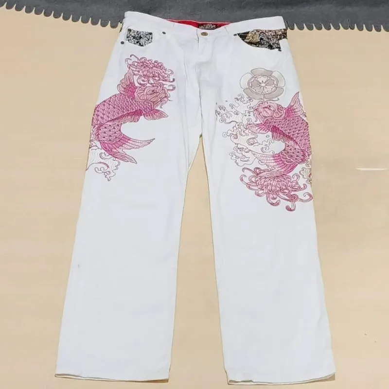 Bukkir Abou Japanese Brand Embroidery Jeans Original photo 1